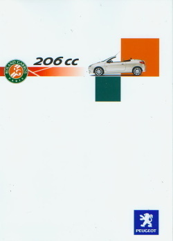 Peugeot 206 CC Prospekt Mai 2003  3072