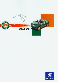 Peugeot 206 CC Prospekt Dezember 2002 -  3073
