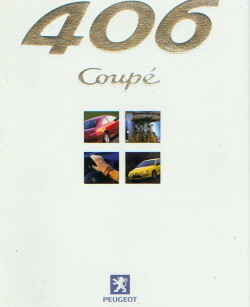 Peugeot 406 Coupé Prospekt Juli 1999