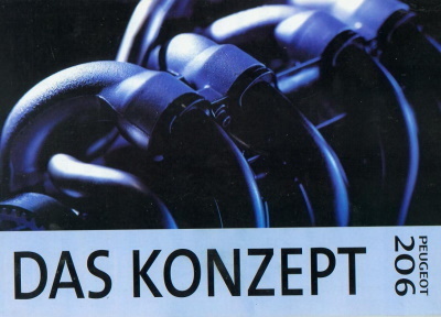 Peugeot 206 Prospekt brochure Sept. 1998