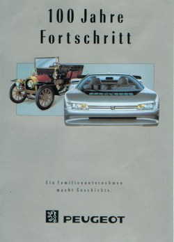 Peugeot PKW Programm Autoprospekt 3094