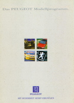 Peugeot Programm Prospekt 1997