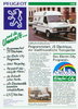Peugeot Information zu Dieselmodellen Prospekt 1992