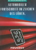 Peugeot Programm Autoprospekt 90er Jahre