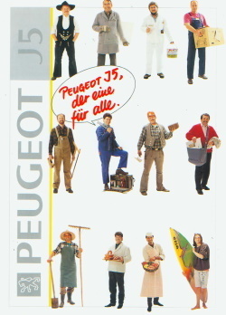 Peugeot J5 Autoprospekt 3123