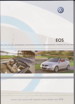 VW Eos Cabriolet Pressemappe 2006 für Sammler
