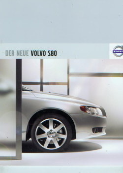 Volvo S80 Prospekt  2006 - 3306*