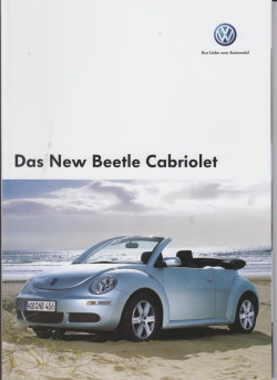 VW Beetle Cabrio Autoprospekt 12 - 2005 - 3371