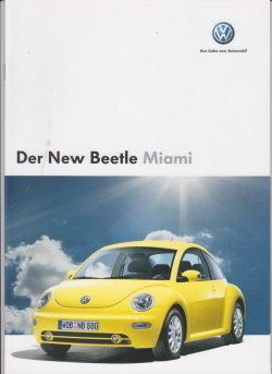 VW Beetle Miami Prospekt  11 - 2004 3330