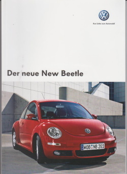 VW Beetle Autoprospekt  Juni 2005 3334