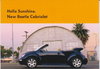VW Beetle Cabrio AK Ansichtskarte 3380
