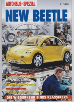VW Beetle Zeitschrift autohaus Spezial 1998 -3361