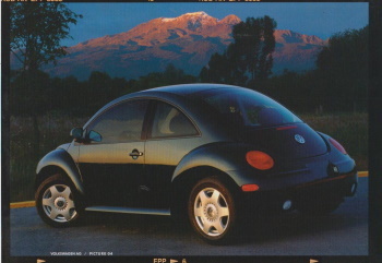 VW Beetle original Pressefoto photo 3376