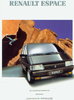 Renault Espace Autoprospekt brochure 1989