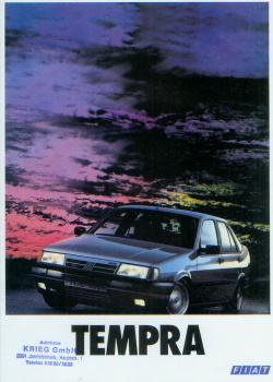 Fiat Tempra Autoprospekt 1990 -3478