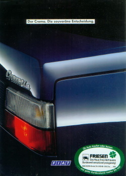 Fiat Croma Autoprospekt 1988  -3479