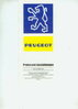 Peugeot PKW Programm Preisliste 11. Okt 1982