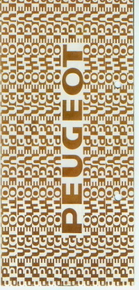 Peugeot Programm Prospekt 1980 Kleinformat