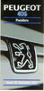 Peugeot 406 Preisliste 14. September 1995