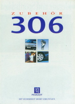 Peugeot 306 Prospekt Zubehör 1998 - 3562