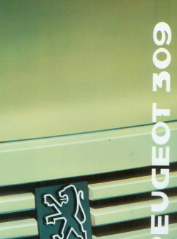 Peugeot 309 Autoprospekt 1989