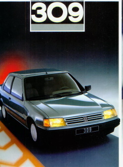 Peugeot 309 Prospekt brochure 3601)