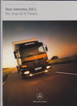 Mercedes Atego Prospekt brochure 1999  3655