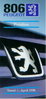 Peugeot 806 Preisliste 1. April 1998