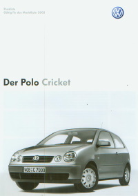VW Polo Cricket Preisliste 23. April 2004 Histoquariat