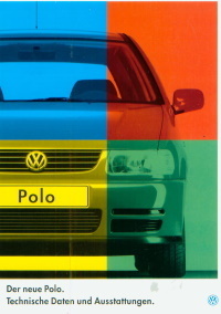 VW Polo Prospekt Technik Januar 1995