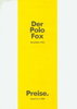 VW Polo Fox  - Preisliste  Juli 1984  3794*