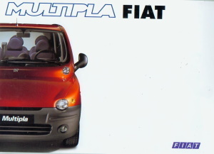 Fiat Multipla Prospekt Februar 2002 - 3807*