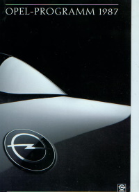 Opel PKW Programm  - Prospekt + Technik 1987 - 3817*