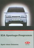Kia Sportage Prospekt + Preisliste 2001 3847*