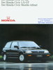 Honda Civic Prospekt brochure 80er Jahre 3825*