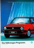 VW PKW Programm Prospekt August 1988