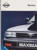 Nissan Maxima schöner Prospekt 1991