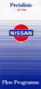 Nissan Automobile Preisliste aus 7 - 1990 - 3951