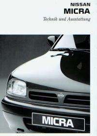 Nissan Micra Technikprospekt 10 - 1993 - 3985*