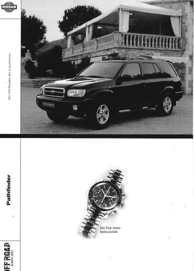 Nissan Pathfinder Prospekt Technik 7 - 1999 4045*