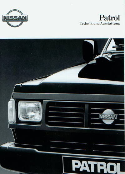 Nissan Patrol Technikprospekt Juli 1991 4013*