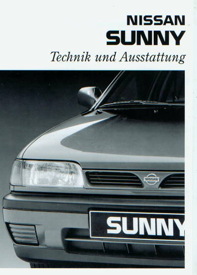 Nissan Sunny Technikprospekt Nov 1994 - 4007*