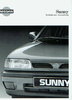 Nissan Sunny Technikprospekt Dez 1992