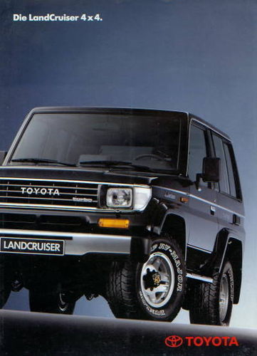 Toyota Landcruiser 4x4 Prospekt 1990 - 4075*