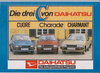 Daihatsu Cuore Charade Charmant prospekt 4077*