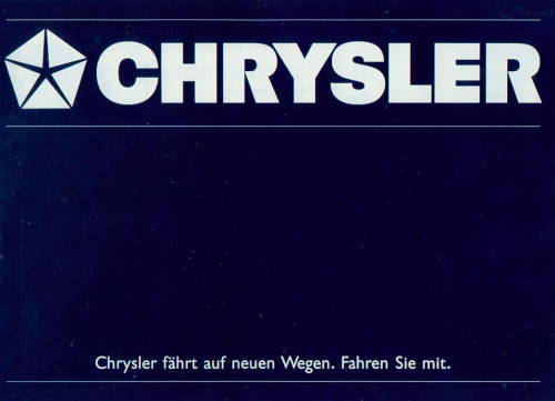Chrysler Programm Prospekt 4067*