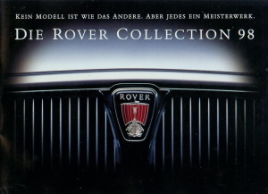 Rover Collectionen Prospekt April 1998  -4123