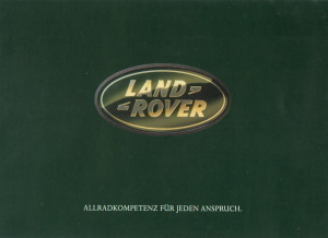 Landrover Range Rover Prospekt 1993