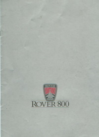 Flaggschiff: Rover 800 Prospekt 1986 - 4126*
