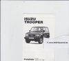 Isuzu Trooper Preisliste 13. März  1989